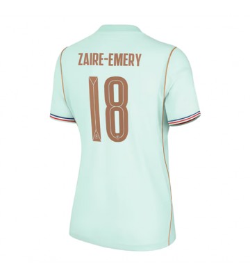 Frankrig Warren Zaire-Emery #18 Udebanetrøje Dame VM 2026 Kortærmet
